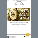Download or print Daniel KL Chua One: Let the People Sing (arr. Edwin M. Willmington) Sheet Music Printable PDF -page score for Gospel / arranged SATB Choir SKU: 1357267.