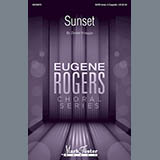Download or print Daniel Knaggs Sunset Sheet Music Printable PDF -page score for Festival / arranged SATB SKU: 166619.