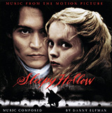 Download or print Danny Elfman Sleepy Hollow Main Title Sheet Music Printable PDF -page score for Film/TV / arranged Piano Solo SKU: 1539861.