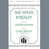 Download or print Darian Krimm She Walks In Beauty Sheet Music Printable PDF -page score for Concert / arranged SATB Choir SKU: 460064.