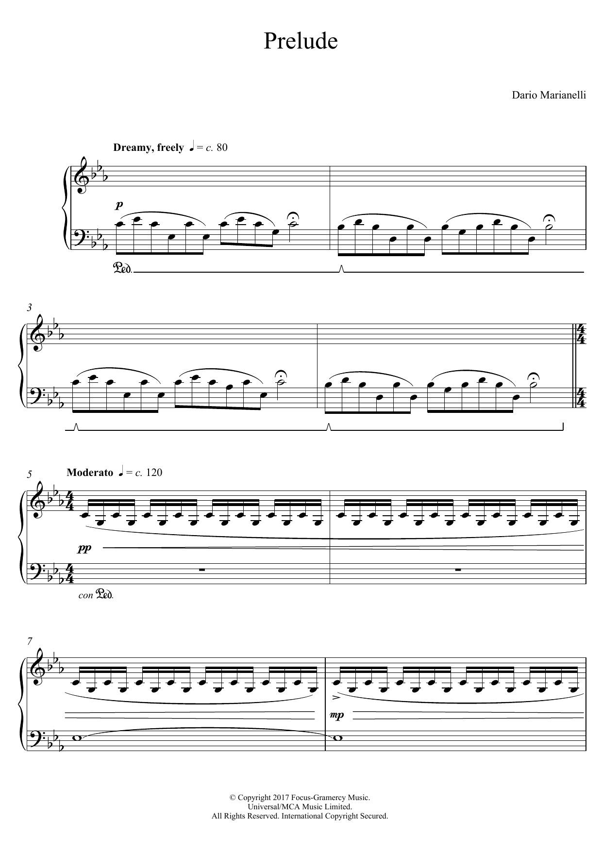 Download Dario Marianelli Prelude (from Darkest Hour) Sheet Music and learn how to play Piano Solo PDF digital score in minutes
