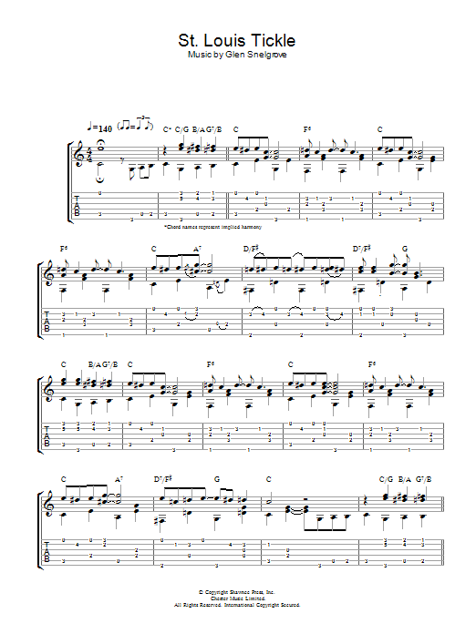 Download Dave Van Ronk St. Louis Tickle Sheet Music and learn how to play Guitar Tab PDF digital score in minutes