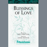 Download or print David Ashton Blessings Of Love Sheet Music Printable PDF -page score for Sacred / arranged SATB Choir SKU: 296417.