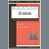 Download or print David Dickau Exultate Sheet Music Printable PDF -page score for Sacred / arranged TTBB Choir SKU: 459724.