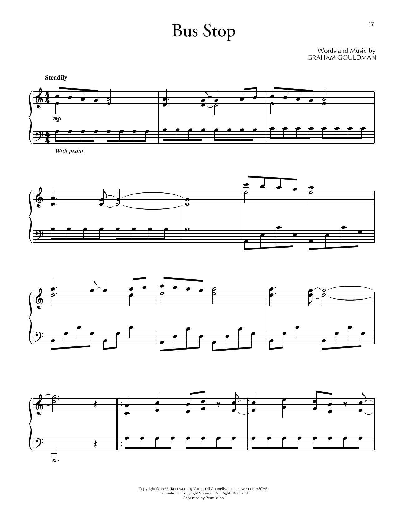 Download David Lanz Bus Stop Sheet Music and learn how to play Piano Solo PDF digital score in minutes