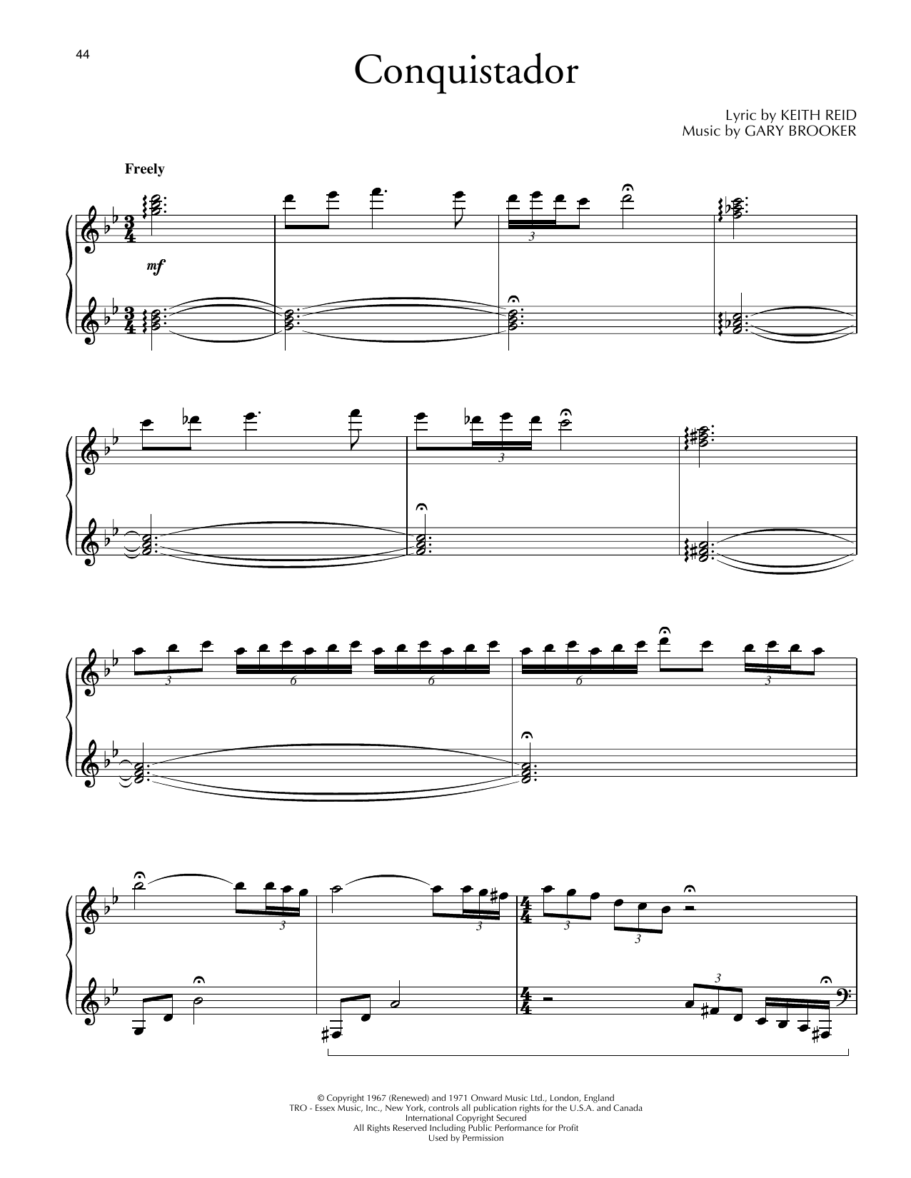 Download David Lanz Conquistador Sheet Music and learn how to play Piano Solo PDF digital score in minutes