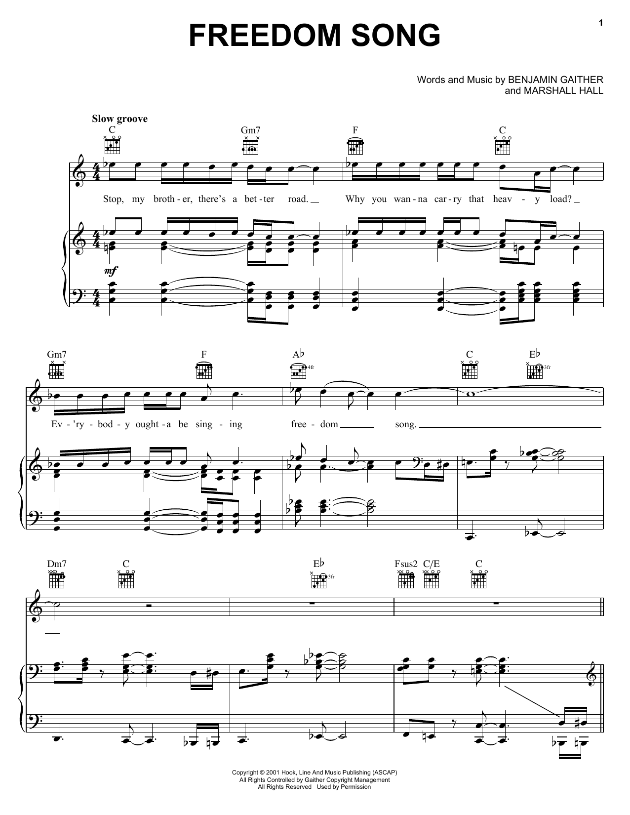 Download David Phelps Freedom Song Sheet Music and learn how to play Piano, Vocal & Guitar (Right-Hand Melody) PDF digital score in minutes