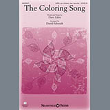 Download or print David Schmidt The Coloring Song Sheet Music Printable PDF -page score for Religious / arranged SATB SKU: 151073.