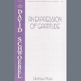 Download or print David Schwoebel An Expression Of Gratitude Sheet Music Printable PDF -page score for Sacred / arranged SATB Choir SKU: 1584971.