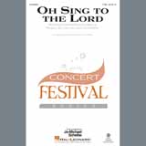 Download or print David Von Kampen Oh Sing To The Lord Sheet Music Printable PDF -page score for Sacred / arranged TTBB Choir SKU: 406954.