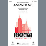 Download or print David Yazbek Answer Me (from The Band's Visit) (arr. Mark Brymer) Sheet Music Printable PDF -page score for Broadway / arranged SATB Choir SKU: 415532.