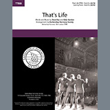 Download or print Dean Kay & Kelly Gordon That's Life (arr. Barbershop Harmony Society) Sheet Music Printable PDF -page score for Standards / arranged SATB Choir SKU: 474960.