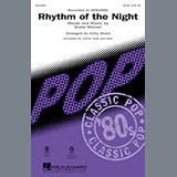 Download or print Kirby Shaw Rhythm Of The Night Sheet Music Printable PDF -page score for Rock / arranged SATB SKU: 154159.