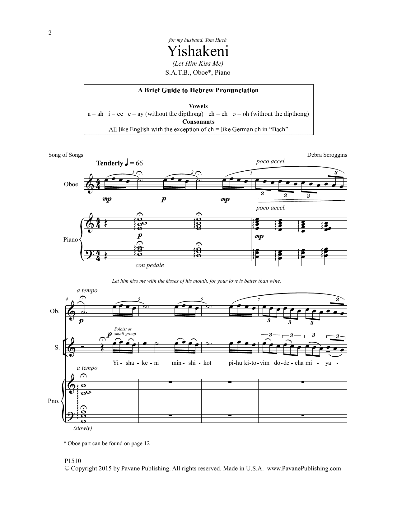 Download Debra Scroggins Yishakeni Sheet Music and learn how to play SATB Choir PDF digital score in minutes