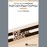 Download or print Pitch Perfect (Movie) Bright Lights Bigger City Magic (arr. Deke Sharon) Sheet Music Printable PDF -page score for Concert / arranged TTBB SKU: 98692.
