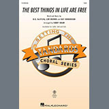 Download or print DeSylva, Brown & Henderson The Best Things In Life Are Free (arr. Kirby Shaw) Sheet Music Printable PDF -page score for Jazz / arranged SATB Choir SKU: 1534541.