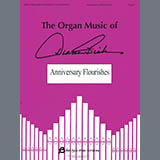 Download or print Diane Bish Anniversary Flourishes Sheet Music Printable PDF -page score for Concert / arranged Organ SKU: 1828456.