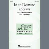Download or print Dietrich Buxtehude In Te Domine Speravi (ed. Ryan Kelly) Sheet Music Printable PDF -page score for Latin / arranged SAB Choir SKU: 407586.