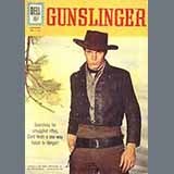 Download or print Dimitri Tiomkin Gunslinger Sheet Music Printable PDF -page score for Film and TV / arranged Piano, Vocal & Guitar (Right-Hand Melody) SKU: 70574.