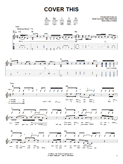 Download Dispatch Cover This Sheet Music and learn how to play Guitar Tab PDF digital score in minutes