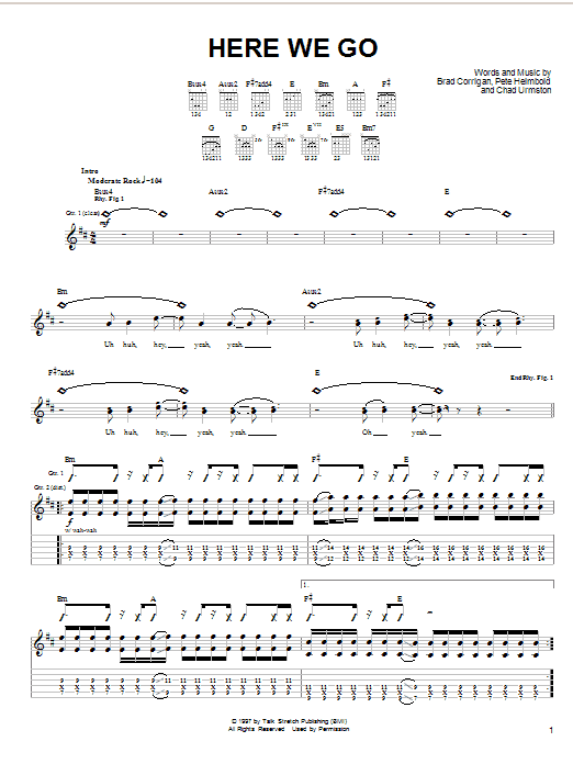Download Dispatch Here We Go Sheet Music and learn how to play Guitar Tab PDF digital score in minutes