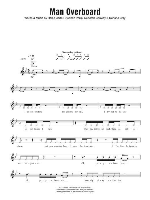 Download Do-Re-Mi Man Overboard Sheet Music and learn how to play Melody Line, Lyrics & Chords PDF digital score in minutes