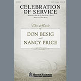 Download or print Don Besig Celebration Of Service Sheet Music Printable PDF -page score for Concert / arranged SATB SKU: 86608.