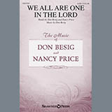 Download or print Don Besig We All Are One In The Lord Sheet Music Printable PDF -page score for Sacred / arranged SATB SKU: 156530.