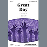 Download or print African-American Spiritual Great Day (arr. Don Hart) Sheet Music Printable PDF -page score for Concert / arranged SATB SKU: 86743.