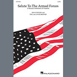 Download or print Don Wyrtzen and Phil and Lynne Brower Salute To The Armed Forces Sheet Music Printable PDF -page score for Patriotic / arranged SATB Choir SKU: 1833102.