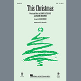 Download or print Donny Hathaway This Christmas (arr. Roger Emerson) Sheet Music Printable PDF -page score for Christmas / arranged SATB Choir SKU: 1147289.