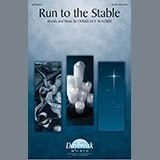 Download or print Douglas E. Wagner Run To The Stable Sheet Music Printable PDF -page score for Christmas / arranged SATB Choir SKU: 296771.