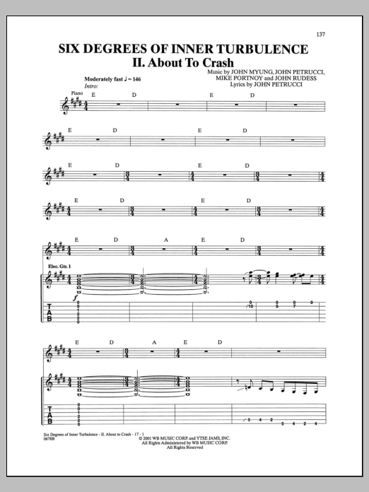 Dream Theater Six Degrees Of Inner Turbulence II About To Crash dream-theater-six-degrees-of-inner-turbulence-ii-about-to-crash