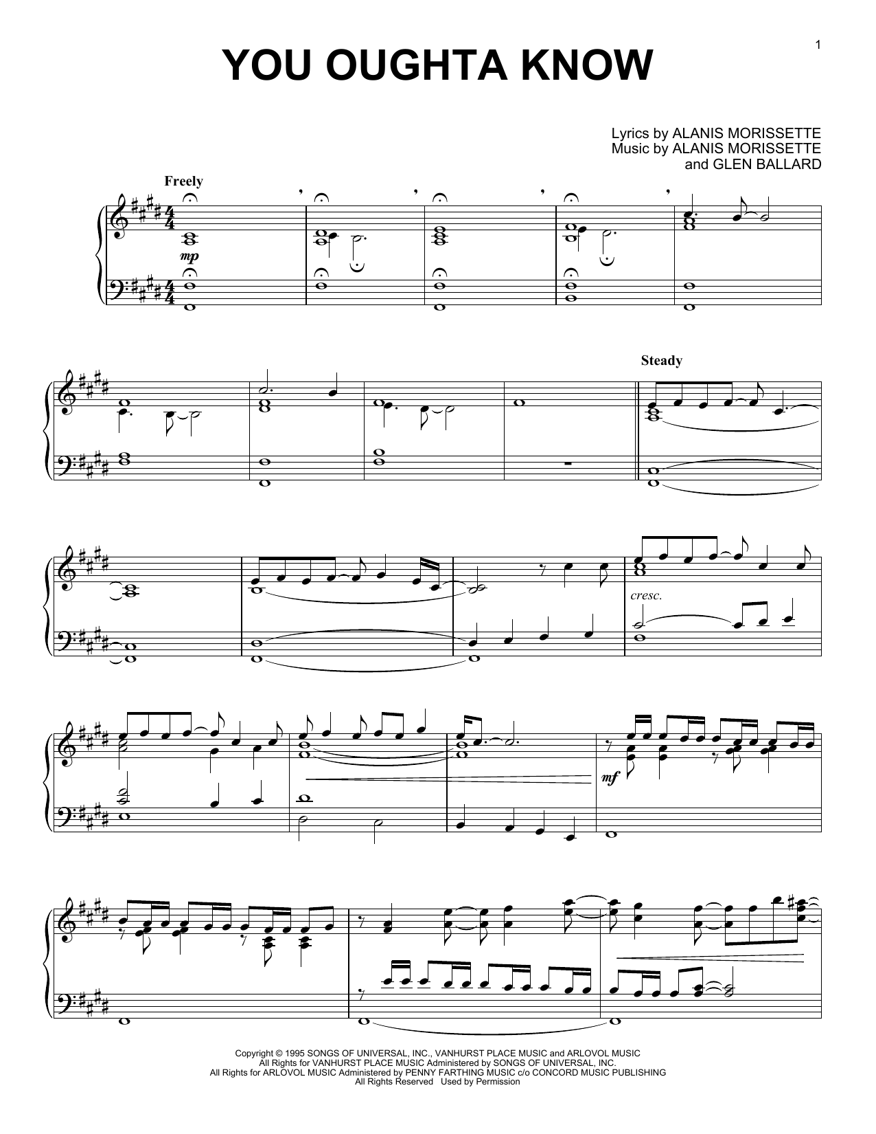 Download Duomo You Oughta Know (from the Netflix series Bridgerton) Sheet Music and learn how to play Piano Solo PDF digital score in minutes
