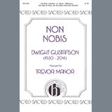 Download or print Dwight Gustafson Non Nobis (arr. Trevor Manor) Sheet Music Printable PDF -page score for Concert / arranged TTBB Choir SKU: 424473.
