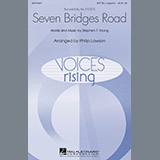 Download or print Philip Lawson Seven Bridges Road Sheet Music Printable PDF -page score for Concert / arranged SATB SKU: 67661.