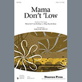 Download or print Earlene Rentz Mama Don't 'Low (with Ring, Ring The Banjo) Sheet Music Printable PDF -page score for American / arranged 2-Part Choir SKU: 159206.