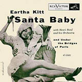 Download or print Eartha Kitt Santa Baby Sheet Music Printable PDF -page score for Christmas / arranged Lyrics Only SKU: 24702.