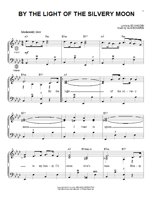 Download Gary Meisner By The Light Of The Silvery Moon Sheet Music and learn how to play Accordion PDF digital score in minutes