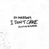 Download or print Ed Sheeran & Justin Bieber I Don't Care Sheet Music Printable PDF -page score for Pop / arranged Mallet Solo SKU: 1389655.