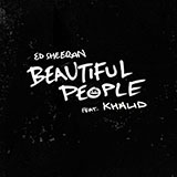 Download or print Ed Sheeran Beautiful People (feat. Khalid) Sheet Music Printable PDF -page score for Pop / arranged Piano, Vocal & Guitar Chords (Right-Hand Melody) SKU: 417438.