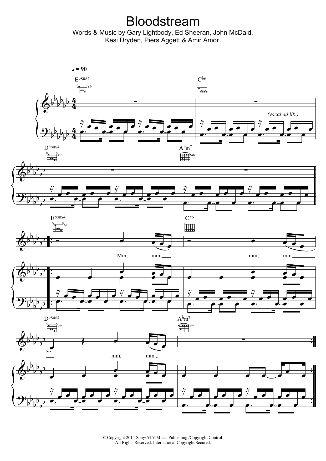 Download Ed Sheeran Bloodstream Sheet Music and learn how to play Ukulele PDF digital score in minutes