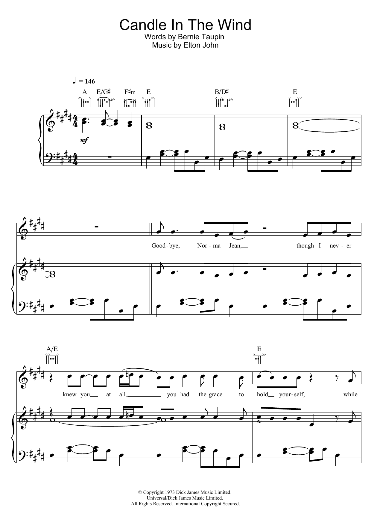 Download Ed Sheeran Candle In The Wind Sheet Music and learn how to play Piano, Vocal & Guitar (Right-Hand Melody) PDF digital score in minutes