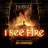 Download or print Ed Sheeran I See Fire (from The Hobbit) Sheet Music Printable PDF -page score for Film/TV / arranged Guitar Chords/Lyrics SKU: 1271083.