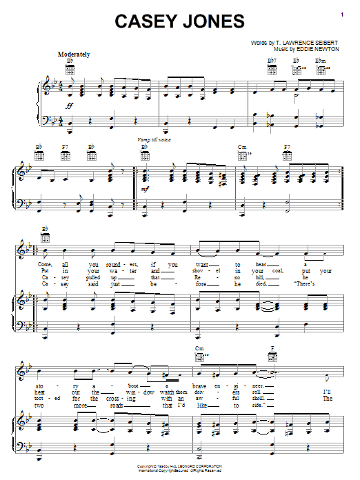 Download Eddie Newton Sheet Music and learn how to play Piano, Vocal & Guitar (Right-Hand Melody) PDF score in minutes