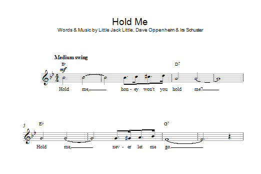 Download Eddy Arnold Hold Me Sheet Music and learn how to play Melody Line, Lyrics & Chords PDF digital score in minutes