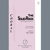 Download or print Edward Mote The Solid Rock (arr. Paul Satre) Sheet Music Printable PDF -page score for Concert / arranged SATB Choir SKU: 424175.
