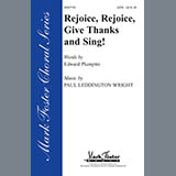 Download or print Edward Plumptre Rejoice, Rejoice, Give Thanks And Sing! Sheet Music Printable PDF -page score for Concert / arranged SATB Choir SKU: 296442.