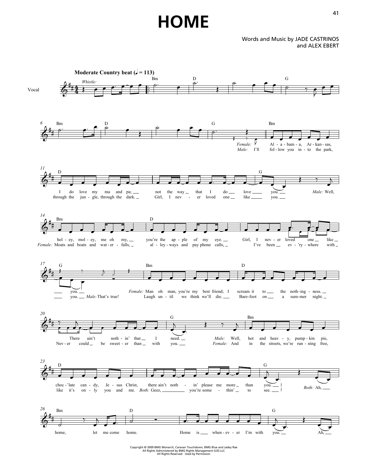 Download Edward Sharpe & the Magnetic Zeros Home (Horn Section) Sheet Music and learn how to play Transcribed Score PDF digital score in minutes