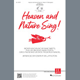 Download or print Edwin M. Willmington Heaven and Nature Sing! Sheet Music Printable PDF -page score for Christmas / arranged SATB Choir SKU: 1216658.